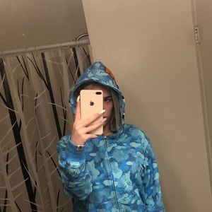 Bape hoodie size large